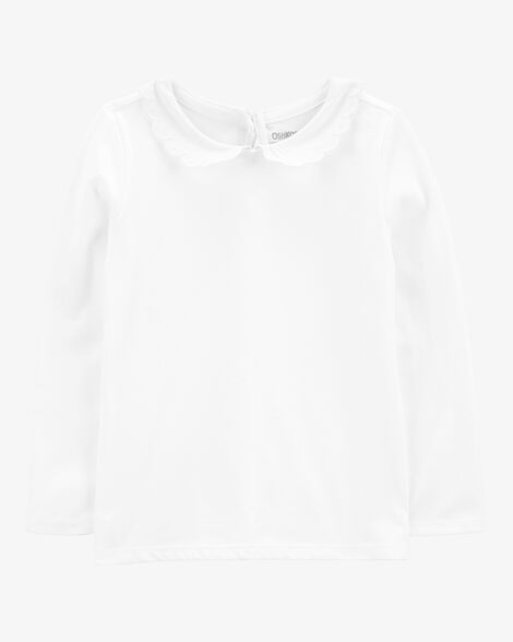 Product image 1 of Toddler Scalloped Peter Pan Embroidered Top