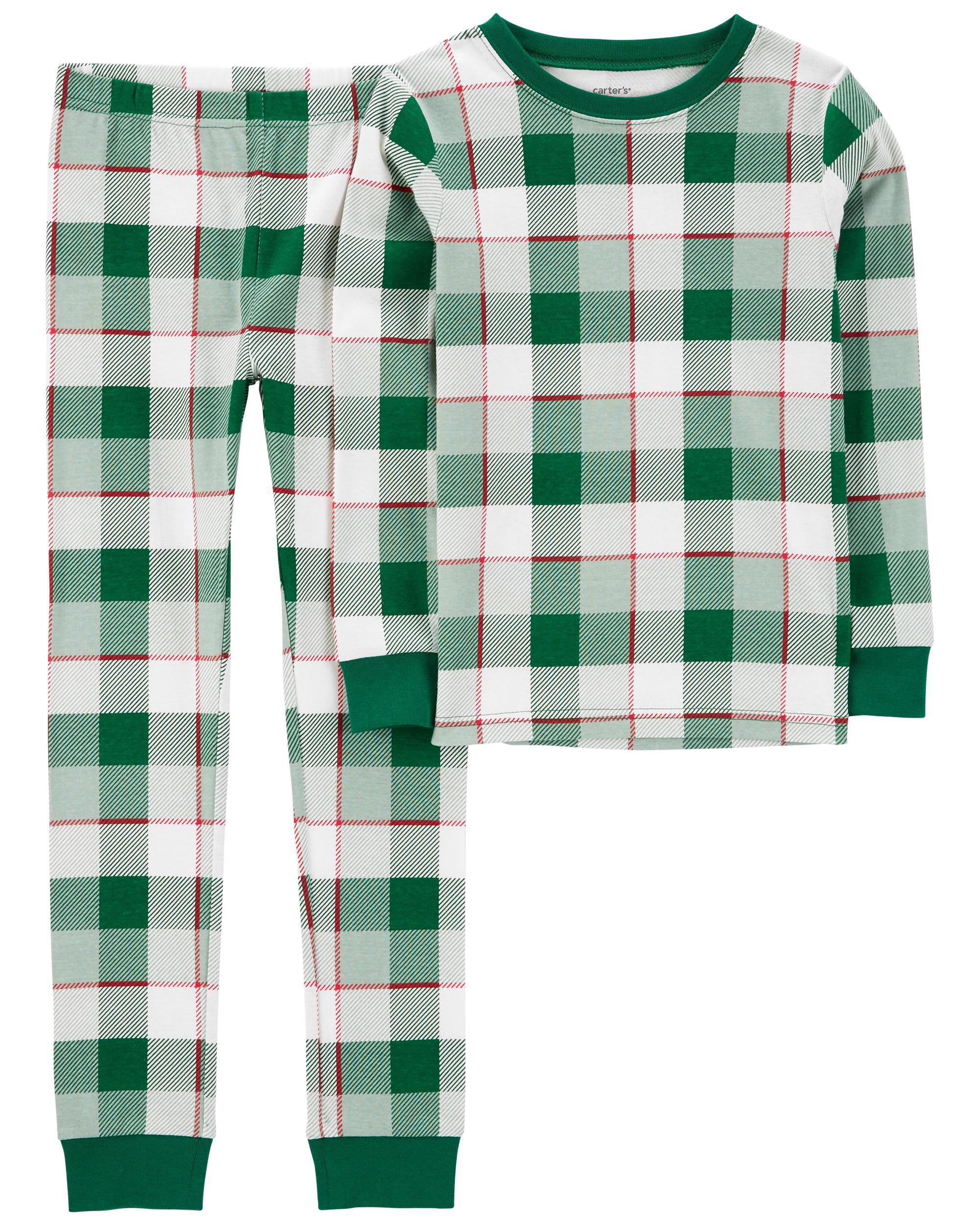 Kid 2 Piece Plaid 100 Snug Fit Cotton Pajamas Carter s Carter s