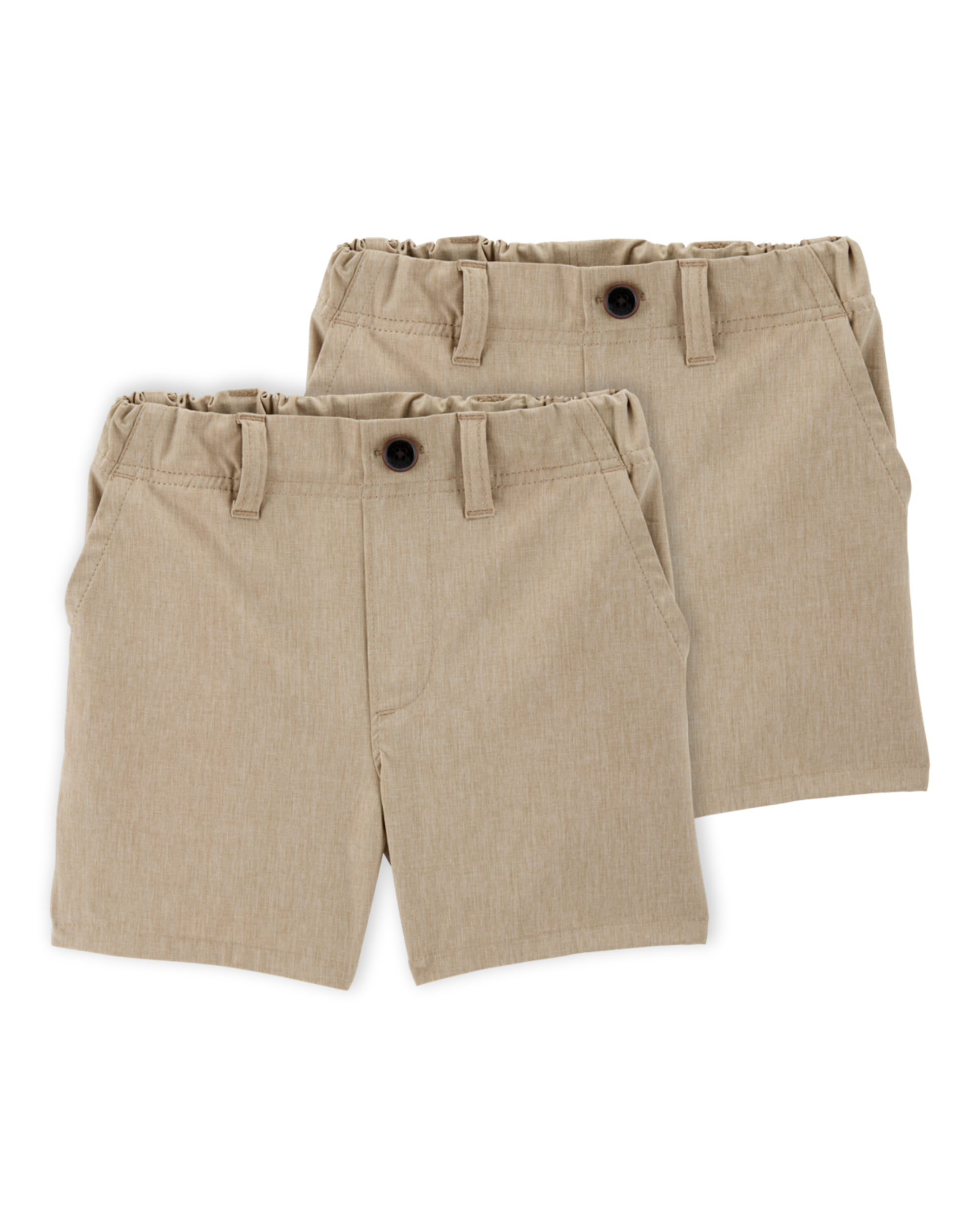 Toddler -Pack Active Pull-On Uniform Shorts