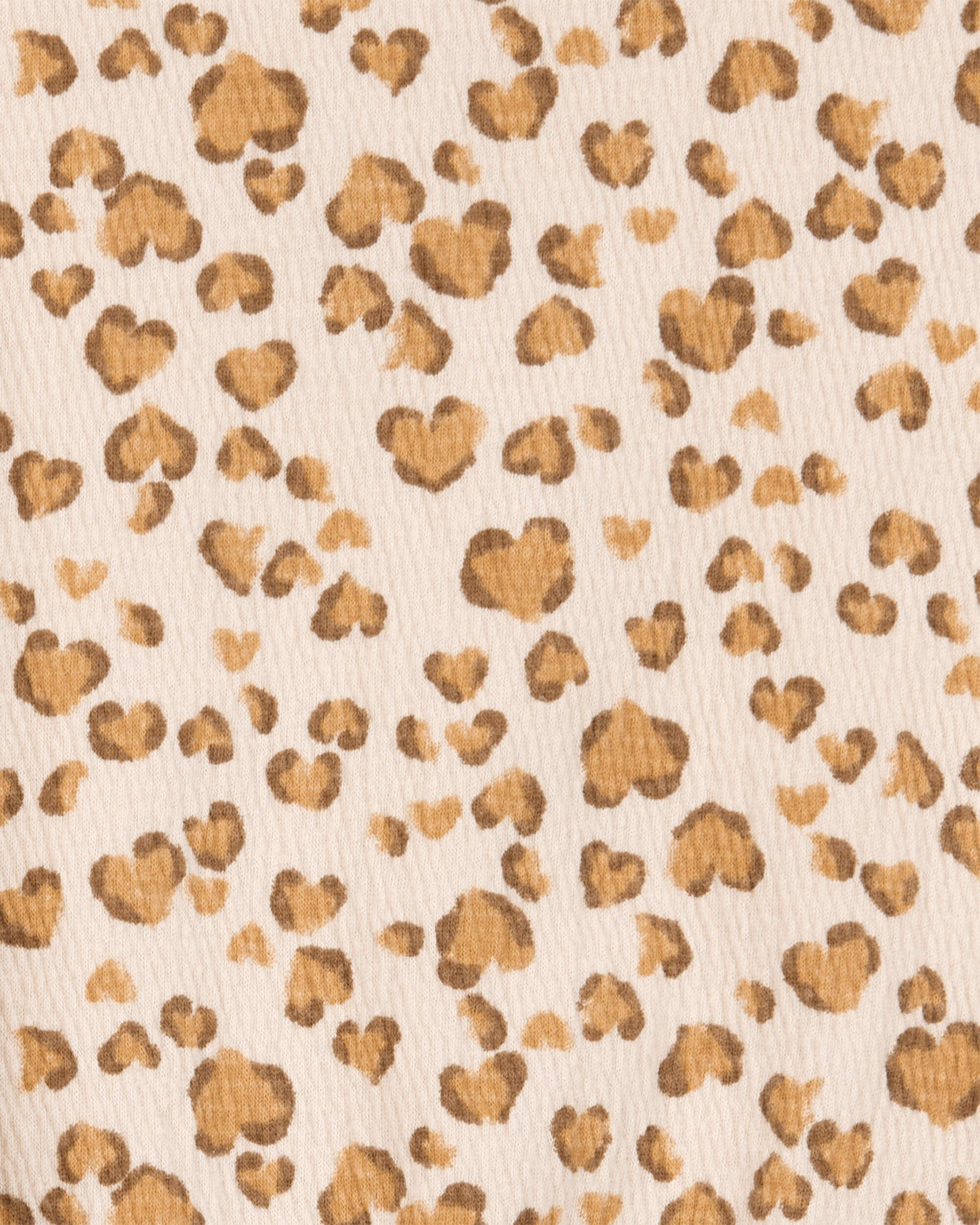 Baby 2-Piece Leopard Print Short Set - Brown