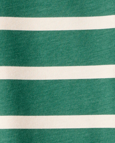 Product image 2 of Boys Striped Long-Sleeve Tee - Green