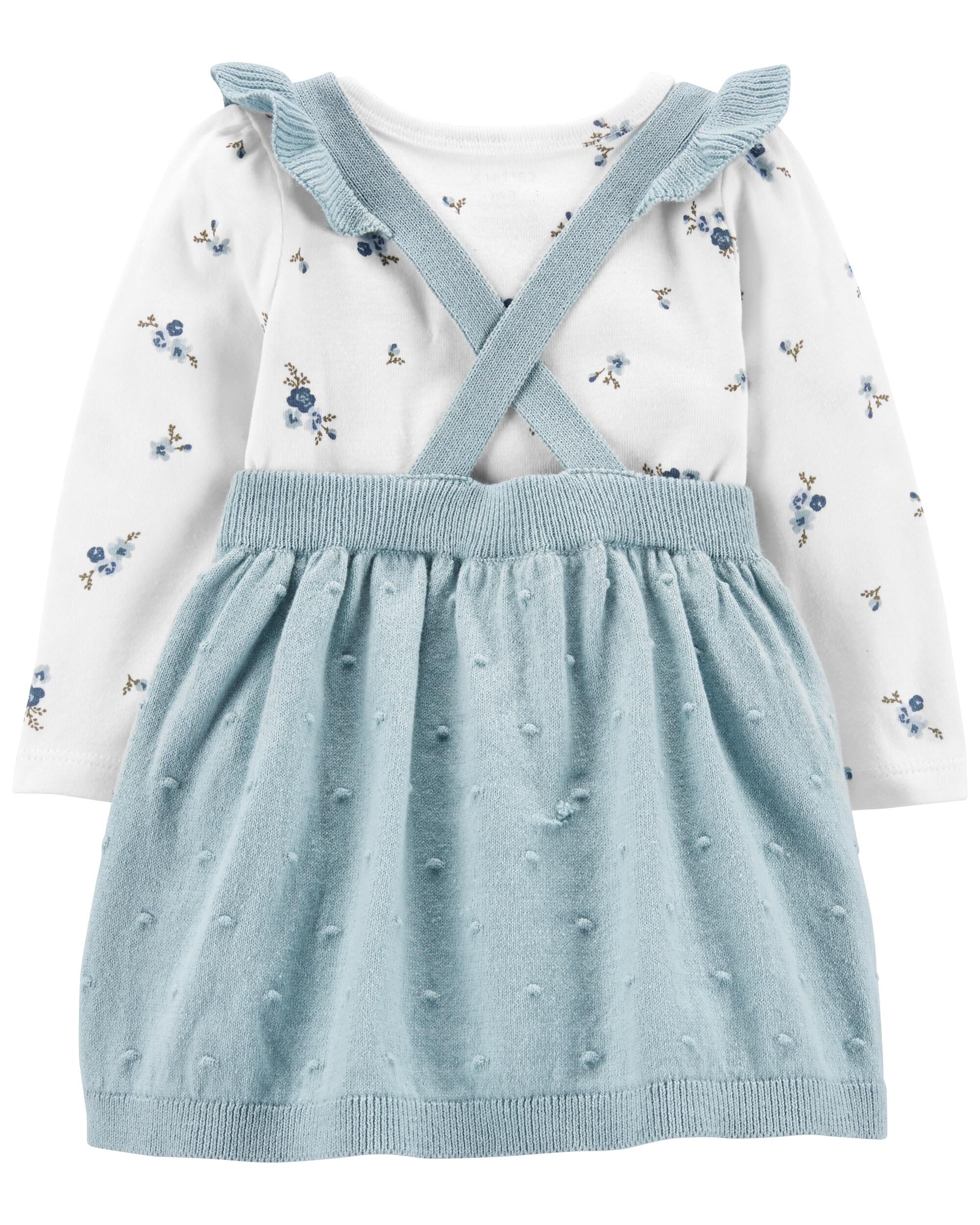 Carter's  Baby Girls' 2-Piece Bunny Bodysuit & Skirtall Set  Orig.$28.00  NB-24M 