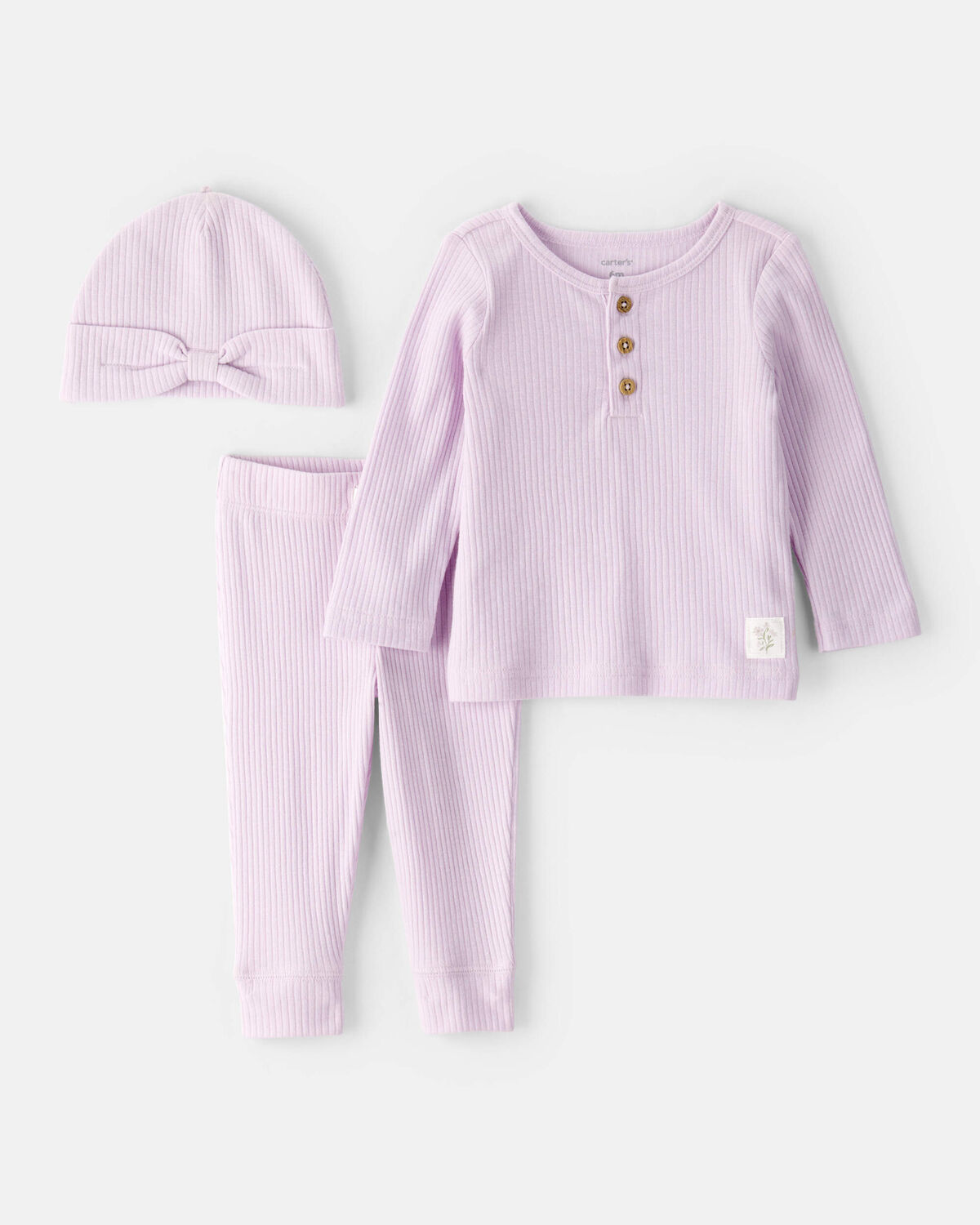 Carter's Baby 4-Piece Puppy Print Outfit Set - Blue