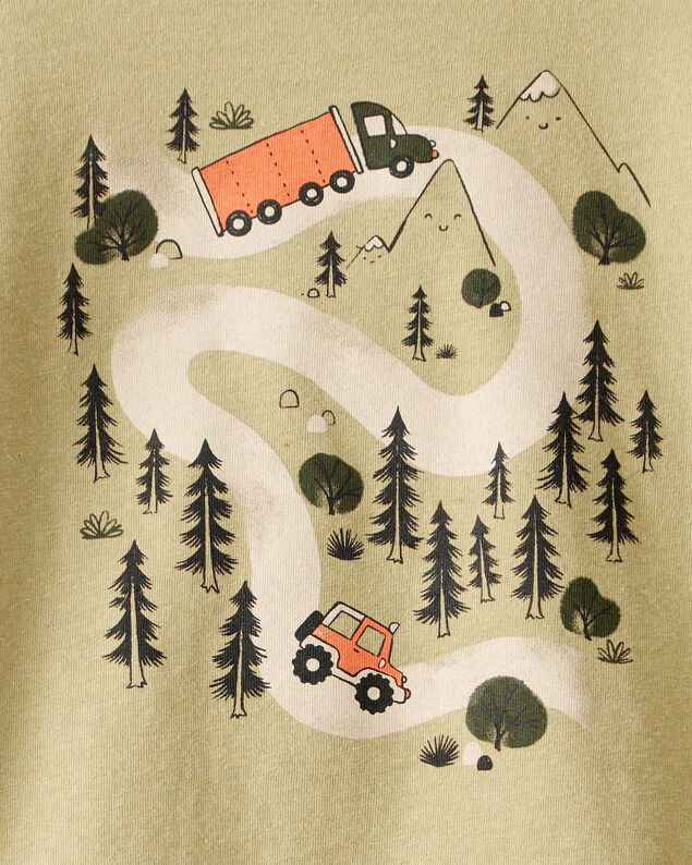 Product image 2 of Toddler Boy Mountain Long-Sleeve Graphic Tee - Brown