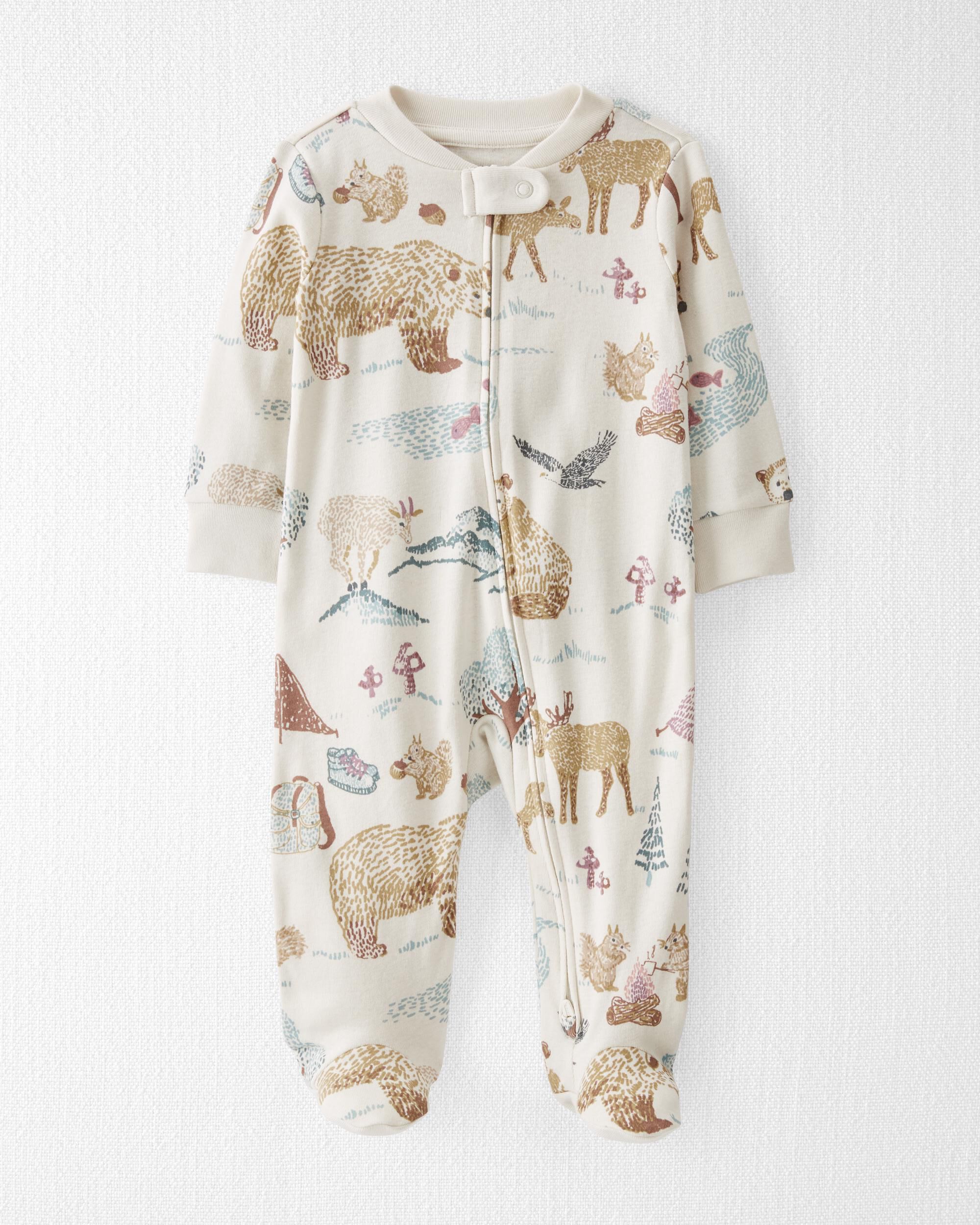Organic Cotton 2 Way Zip Sleep Play Pajamas Little Planet Carter s