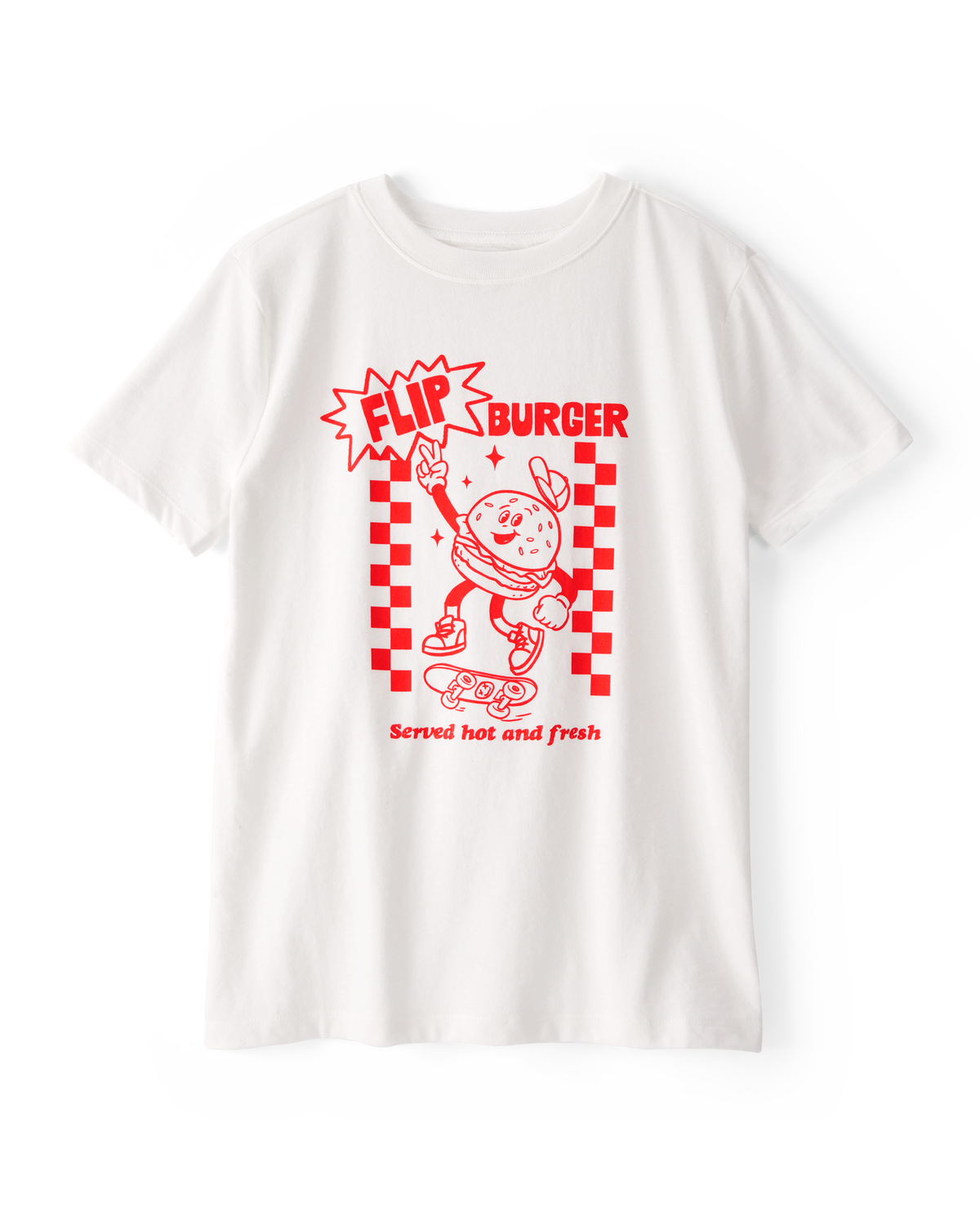 Kid Burger Short-Sleeve Graphic Tee - White - OshKosh | Carter's