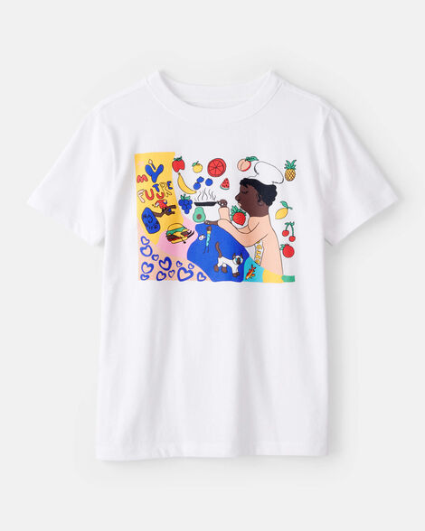 kid boys & girls clubs 'my future' short-sleeve tee
