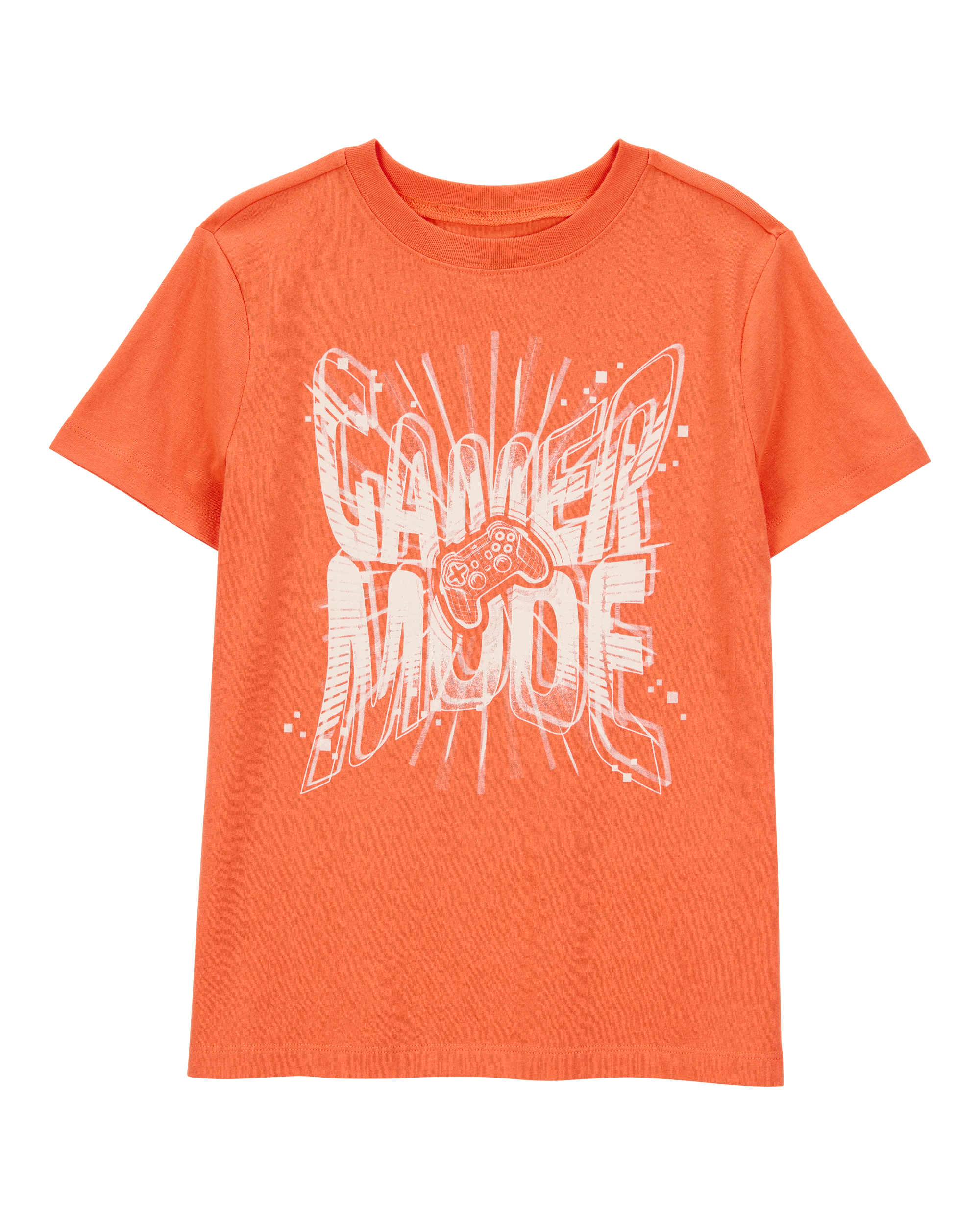 Kid Gamer Mode Short-Sleeve Graphic Tee - Orange