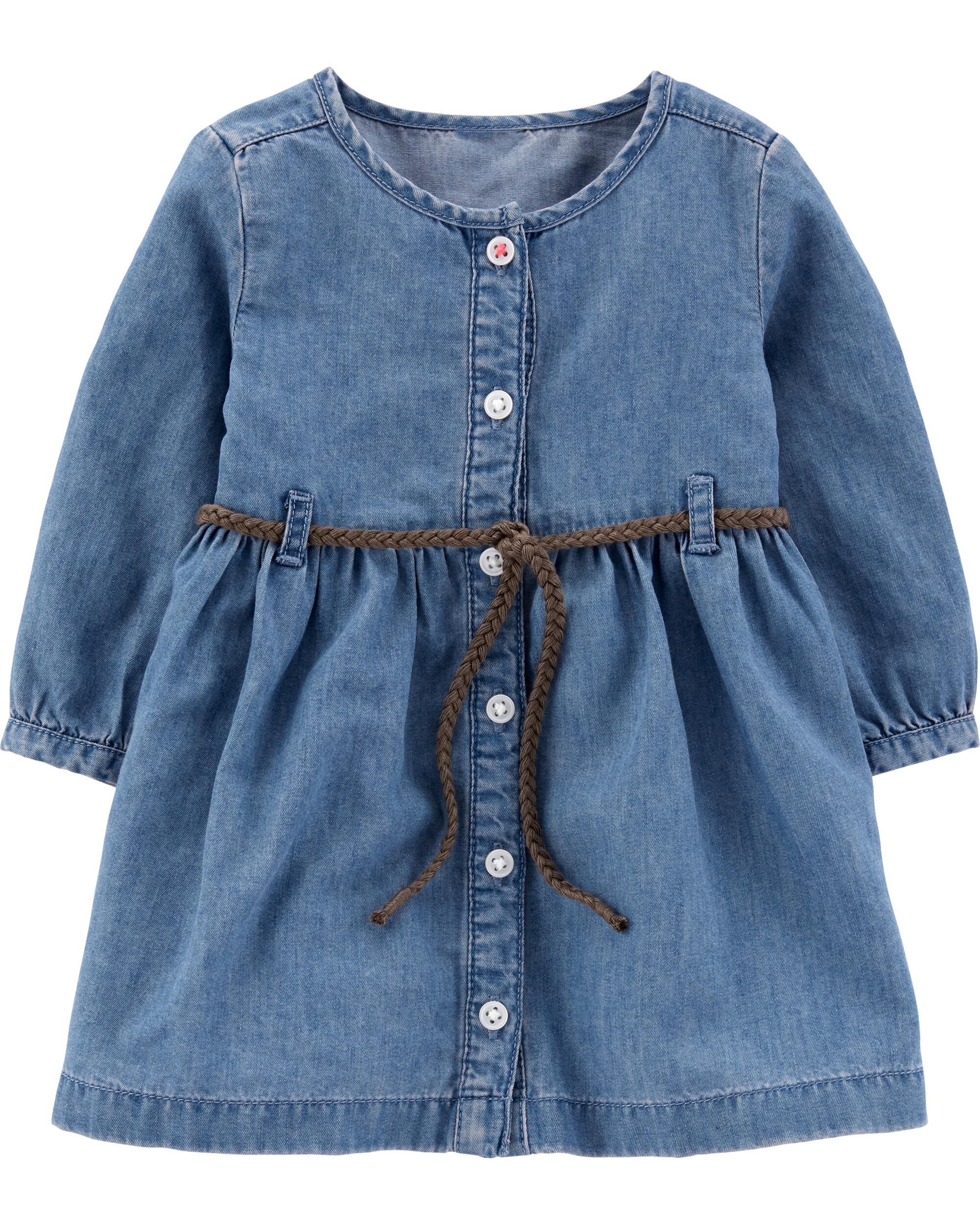 carters denim dress