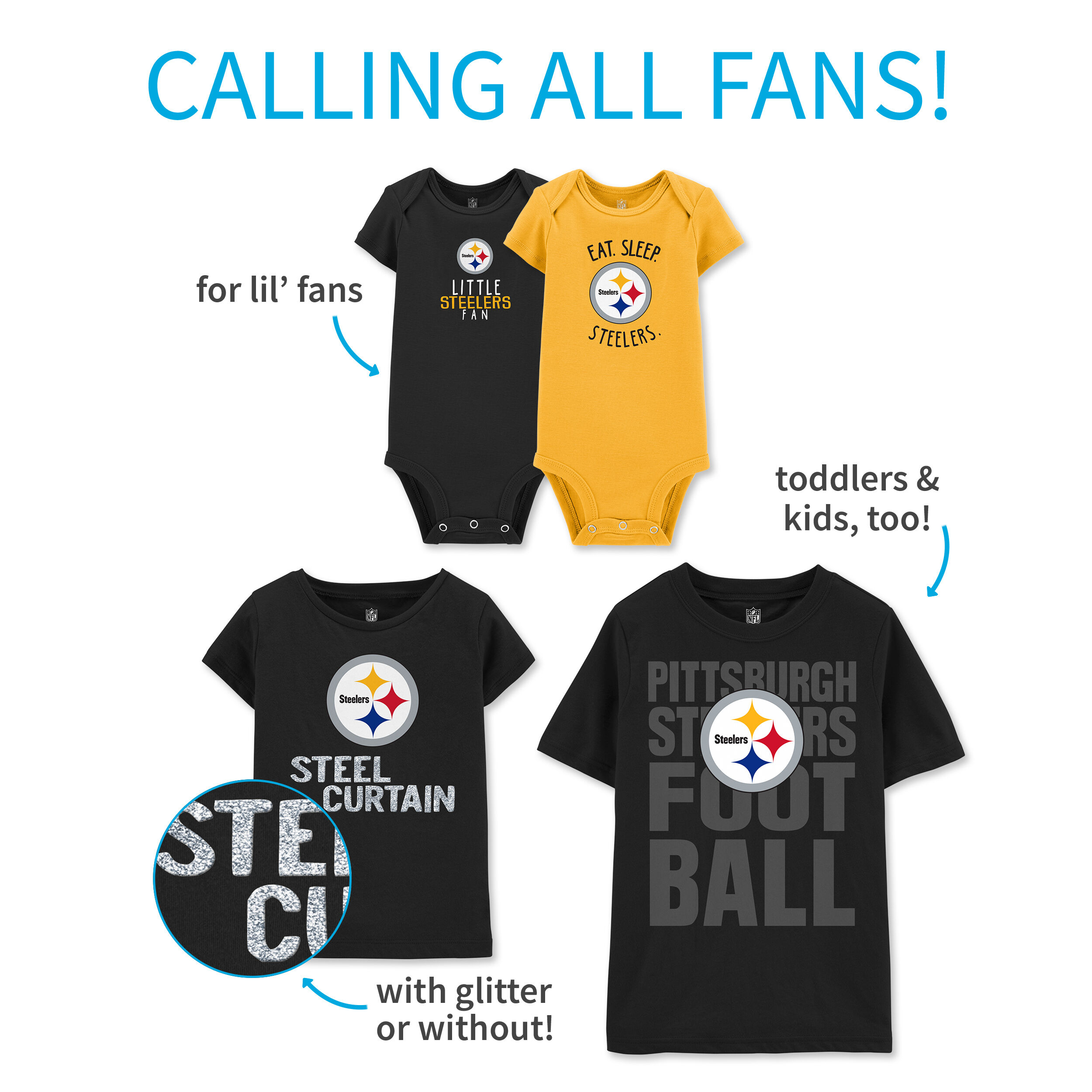 steelers baby clothes clearance