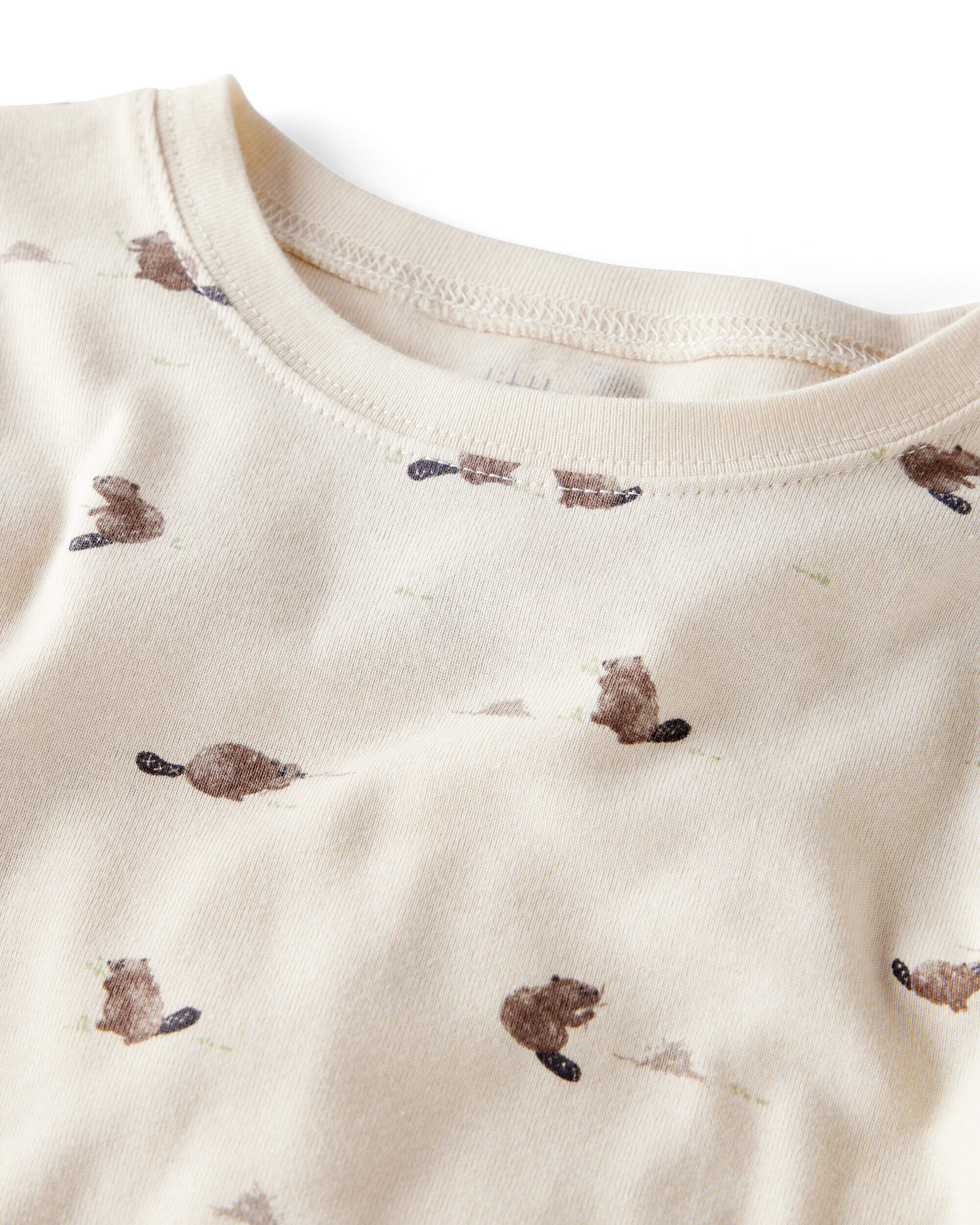 Baby Organic Cotton Pajamas Beaver Creek Print