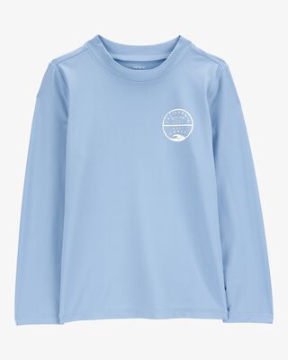 Product image 1 of Kid Surfboard Long Sleeve Rashguard - Blue