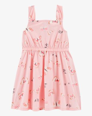 Product image 2 of Toddler Butterfly Tank Dress - Pink