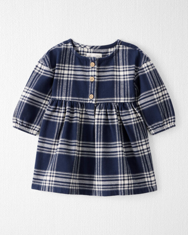Product image 1 of Baby Girl Organic Cotton Flannel Dress 