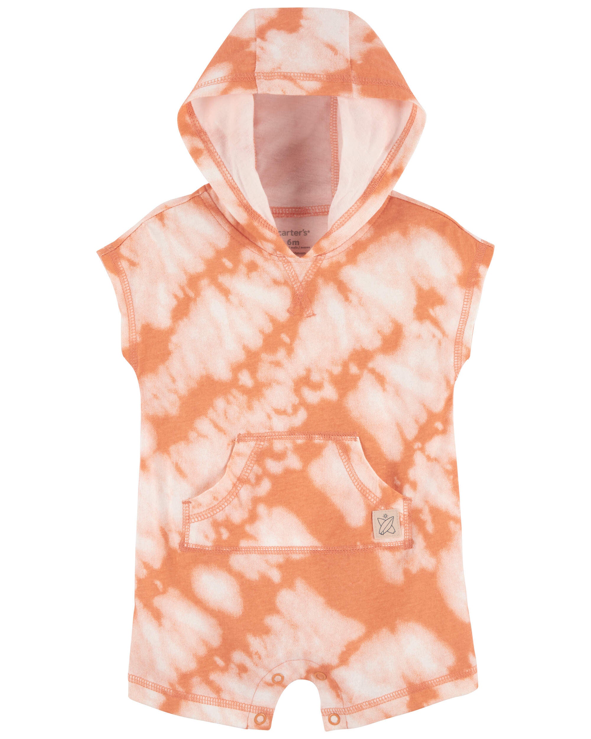 Baby Tie Dye Hooded Cotton Romper Carter s Carter s