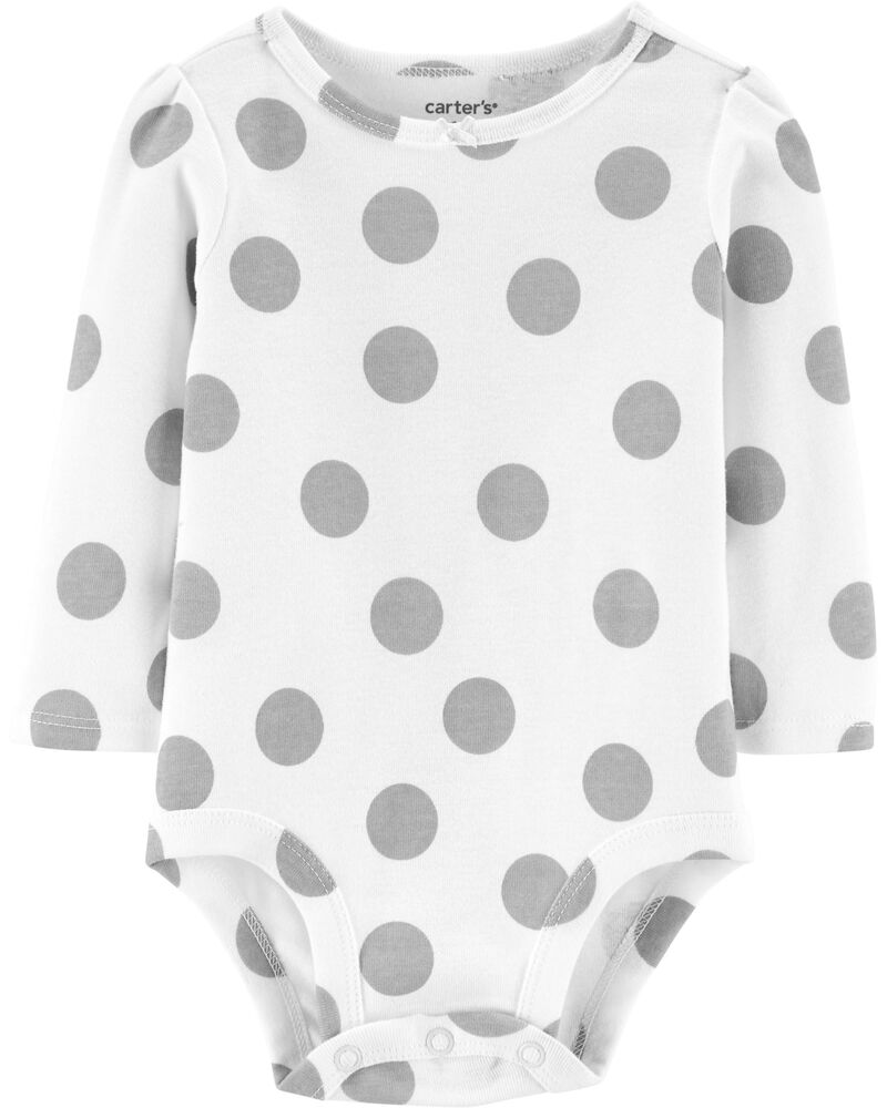 3Piece Polka Dot Bodysuit & Jumper Set