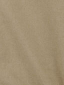 Khaki - Baby Canvas Drawstring Joggers, Selected
