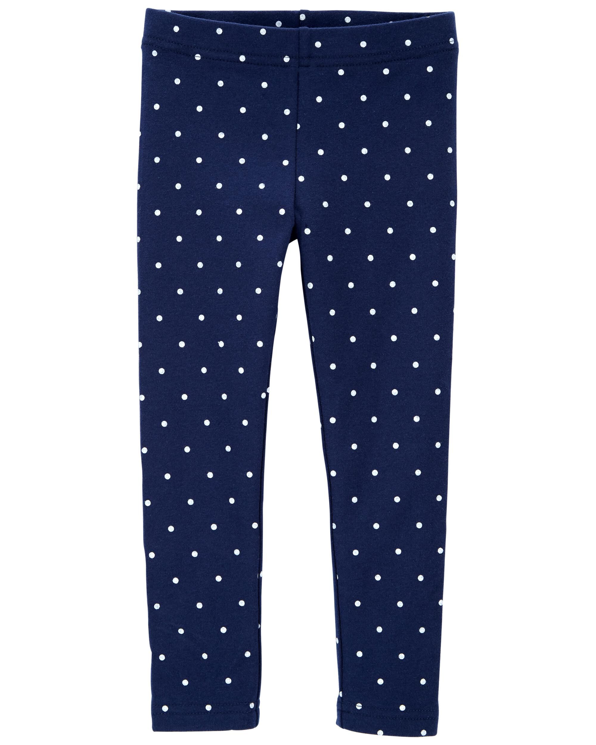 Baby polka dot leggings clearance
