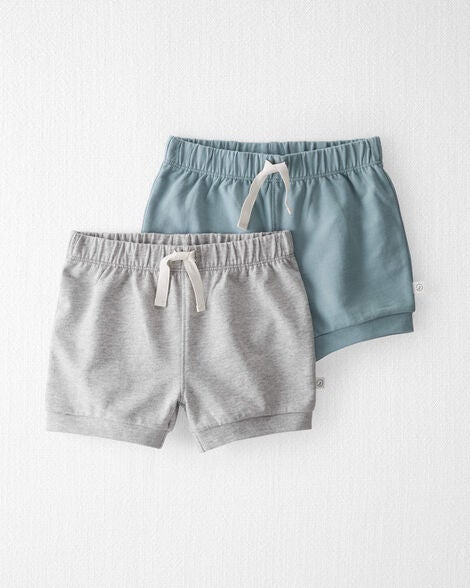  Product image 1 of Toddler 2-Pack Organic Cotton Shorts