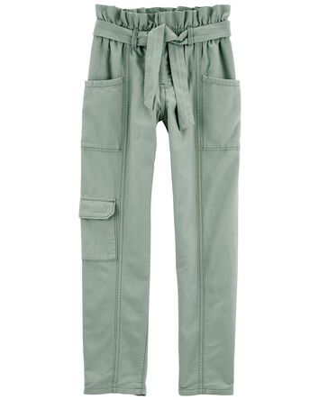 Kid Soft Cotton & LENZING™ ECOVERO™ Paperbag Cargo Pants