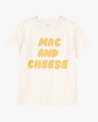 Product image 1 of Toddler Mac & Cheese Short-Sleeve Graphic Tee - Ivory