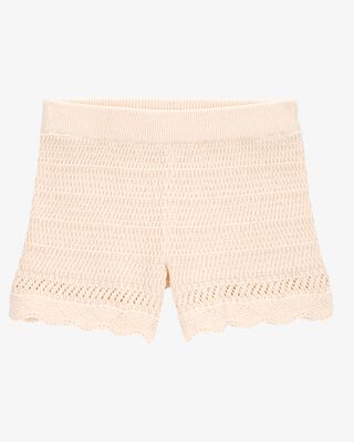 Product image 1 of Toddler Crotchet Knit Shorts - Ivory