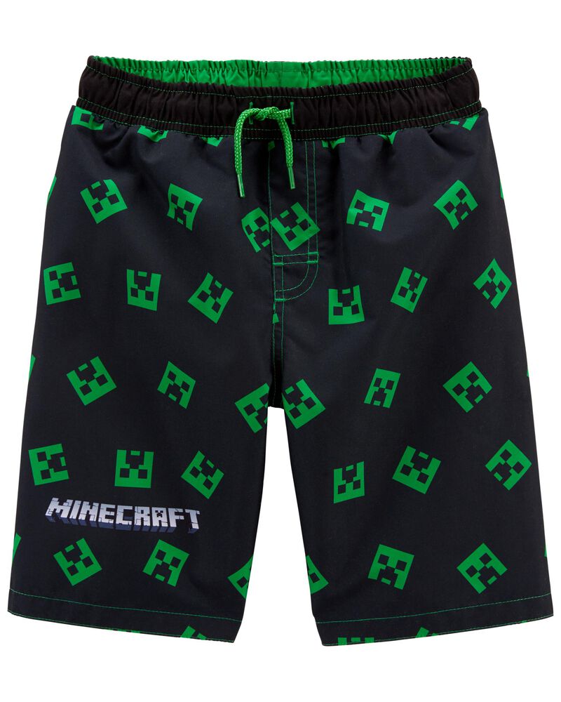 Black Kid Minecraft® Swim Trunks | carters.com