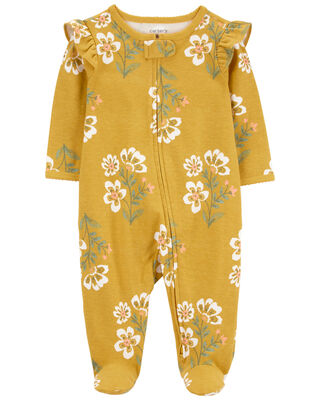 Baby Zip-Up PurelySoft Sleep & Play Pajamas - Carter
