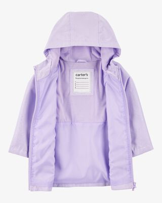 Product image 2 of Toddler Heart Pockets Rain Jacket - Purple