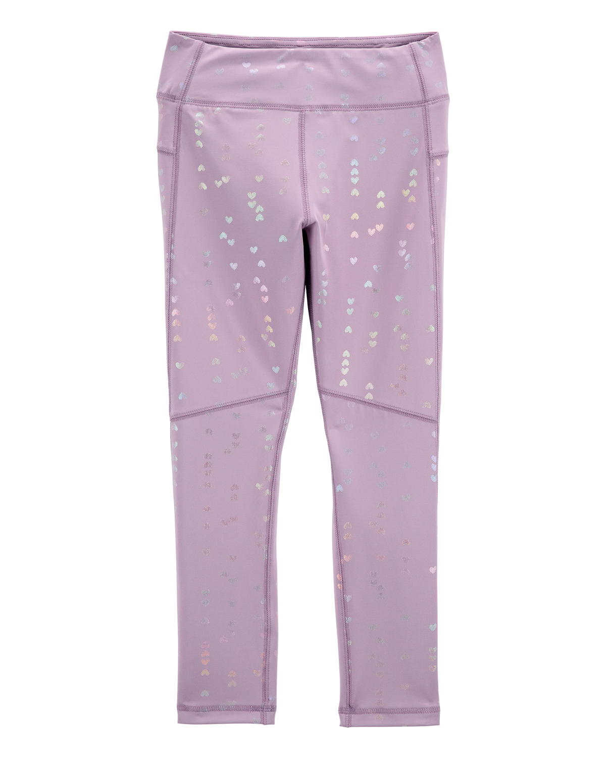 Kid Heart Print High-Rise Leggings - Purple - OshKosh | Carter's Kid Heart Print High-Rise Leggings - Purple - OshKosh | Carter's