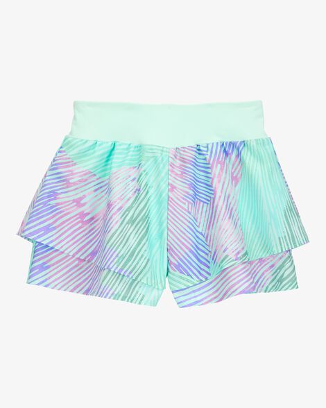  Product image 2 of Kid Flowy Tie-Dye Layered Flip Short - Blue/Purple