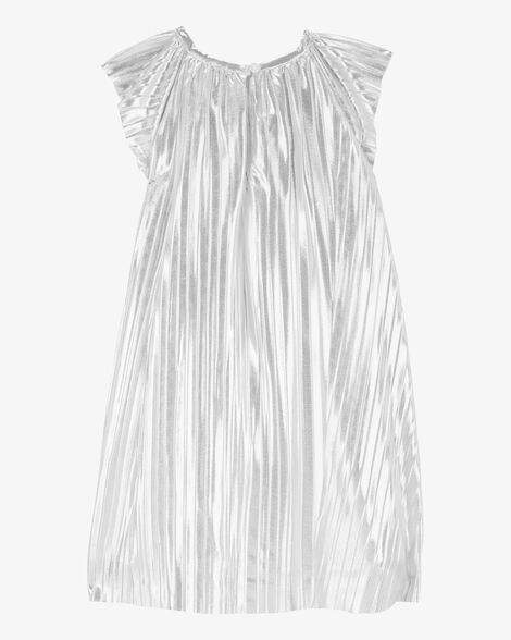  Product image 2 of Toddler Metallic Pleated Flutter Party Dress