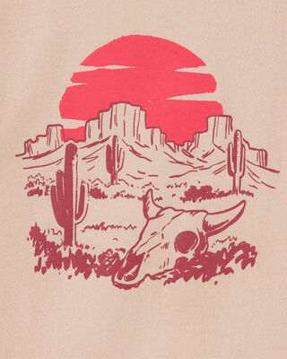 Product image 2 of Kid Desert Landscape Short-Sleeve Graphic Tee - Khaki