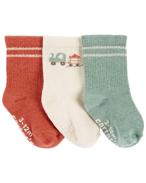  Product image 1 of Baby 3-Pack Tractor Booties