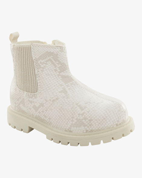 toddler snakeskin chelsea boots