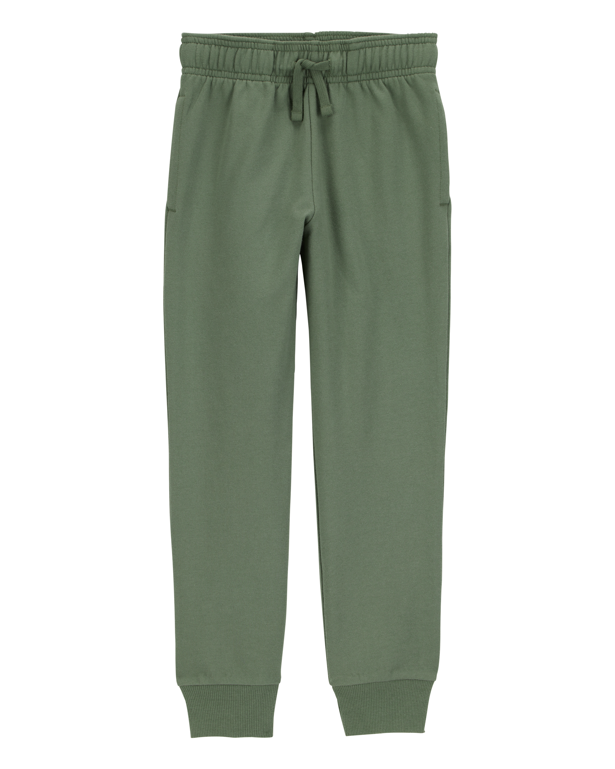 Boys Pull-On Drawstring Joggers - Green
