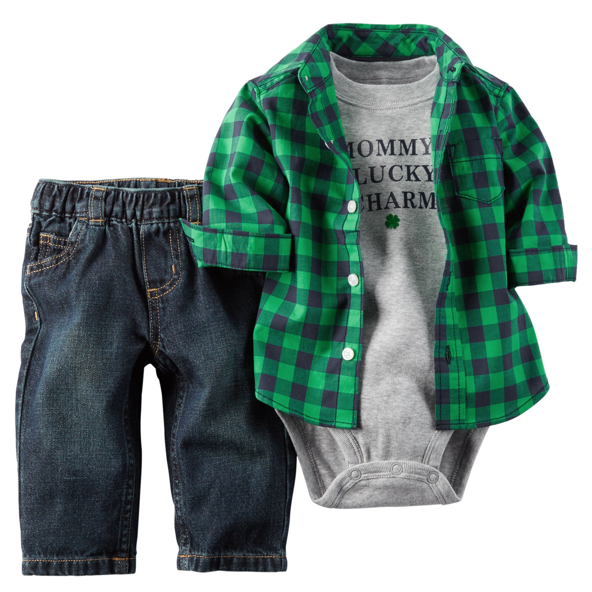 st patrick's day baby boy outfit