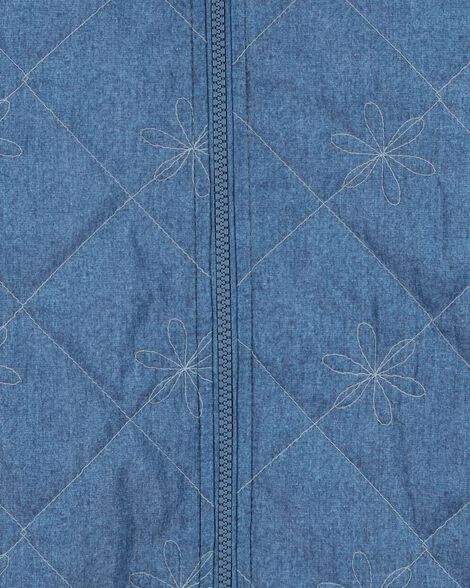  Product image 3 of Toddler Quilted Chambray Mid-Weight Jacket