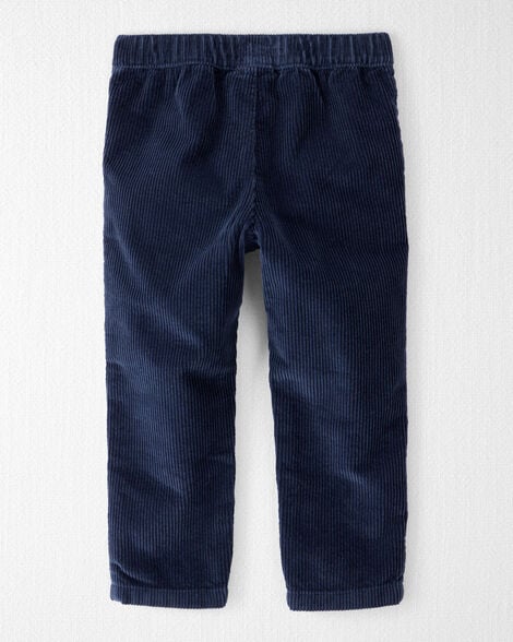 Toddler Organic Cotton Corduroy Drawstring Pants