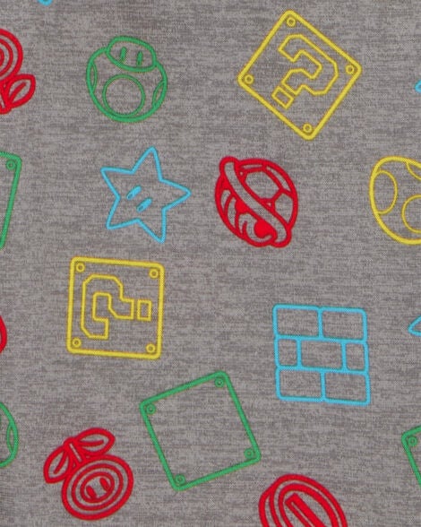  Product image 3 of Kid Super Mario Bros™ Loose Fit 2-Piece Pajamas