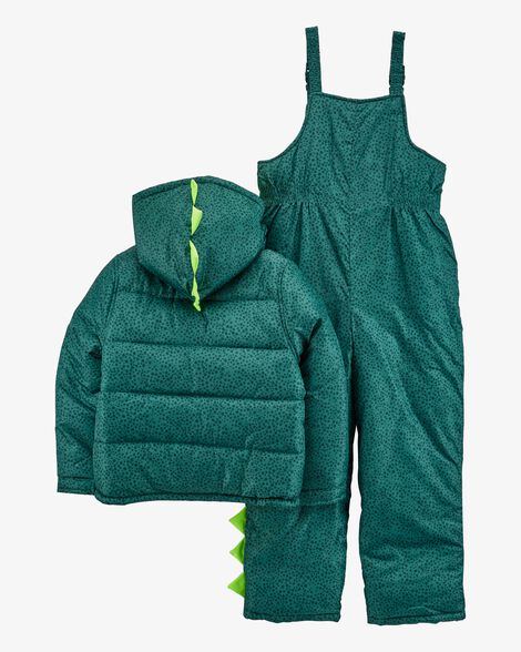 Product image 2 of Kid 2-Piece Dinosaur Snowsuit