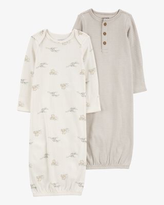 Product image 1 of Baby 2-Pack Sleeper Gowns