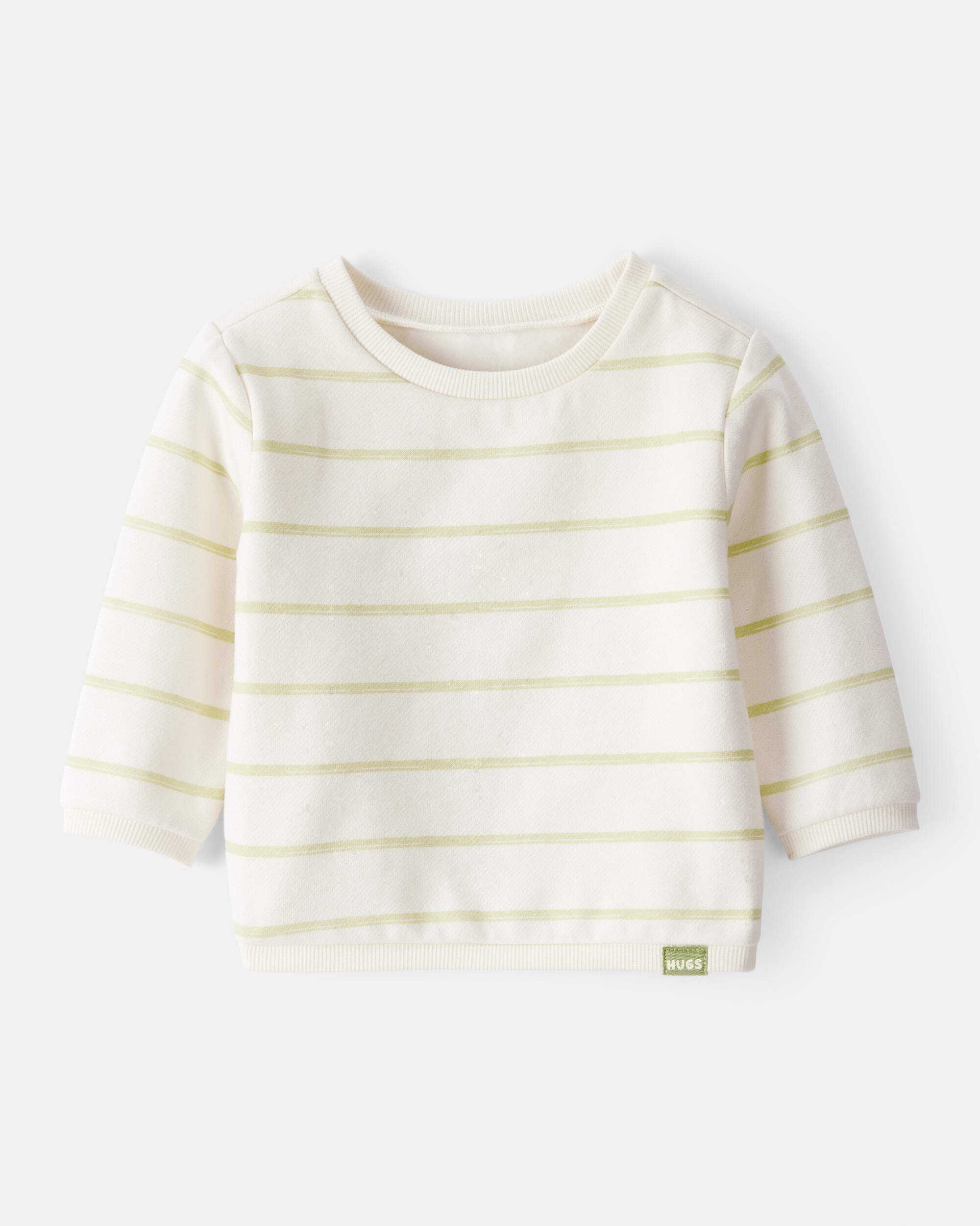 Baby Boy Long-Sleeve Pullover Sweatshirt - Ivory