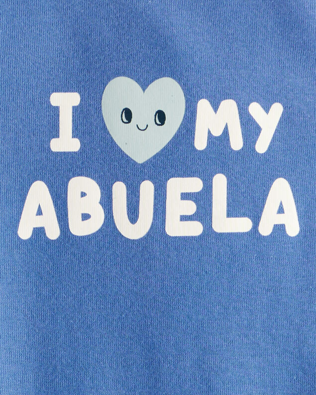 Product image 2 of Baby Boy Abuela Long-Sleeve Graphic Bodysuit - Blue