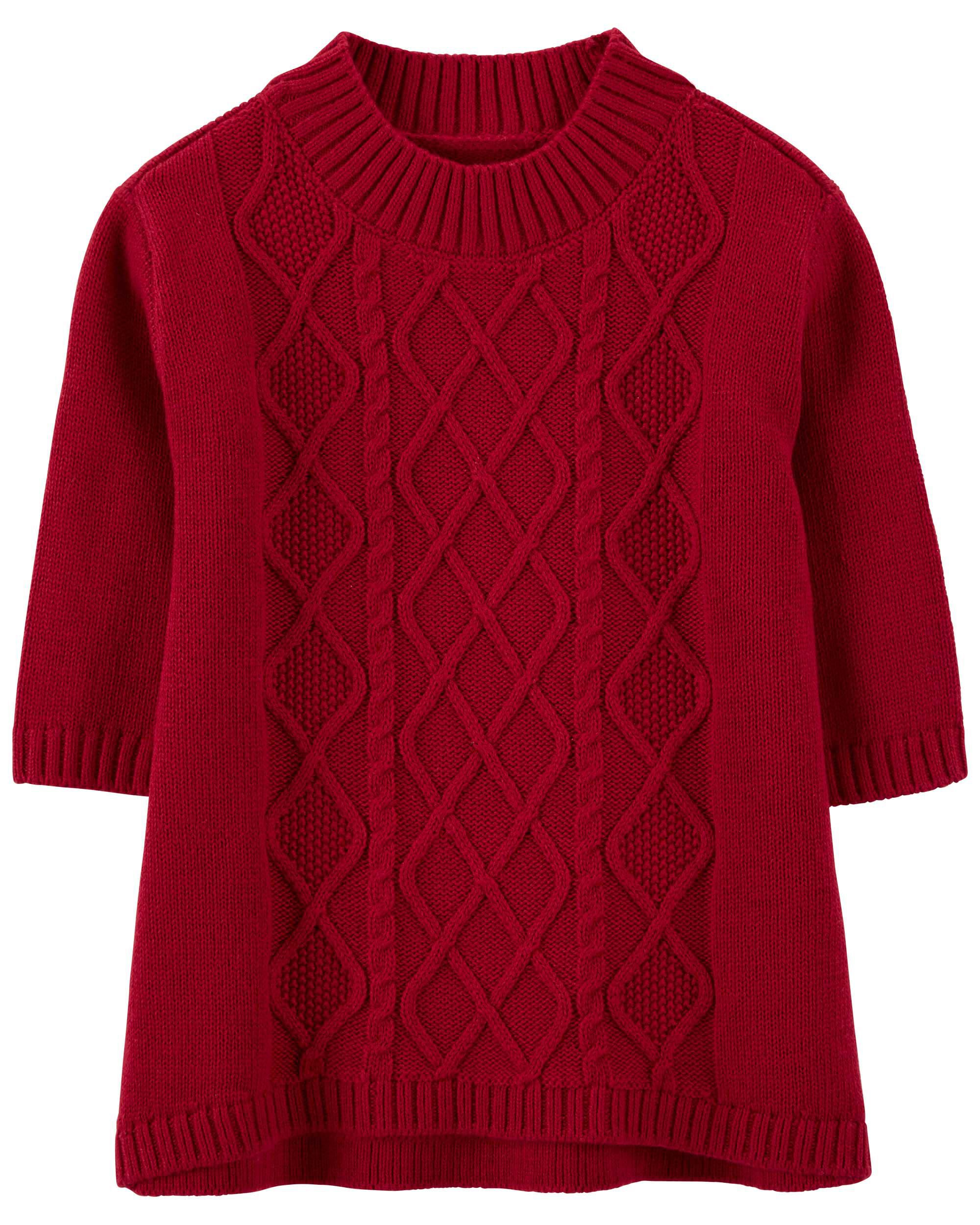 Carters red sweater dress hot sale