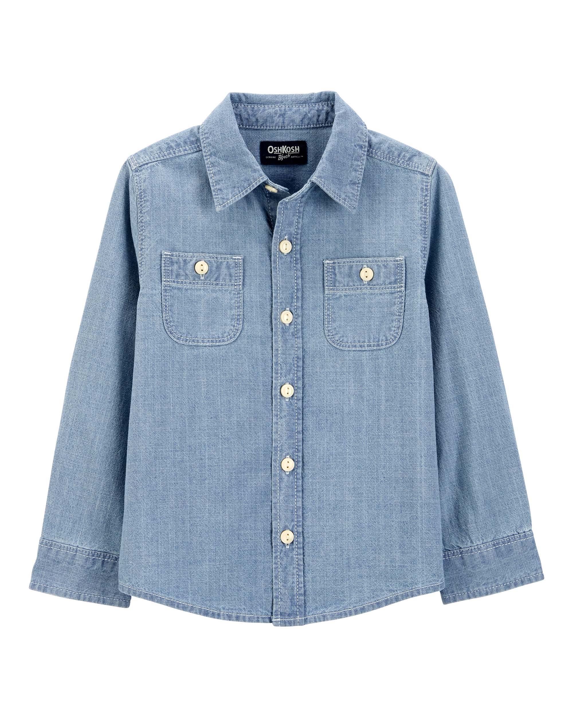 Baby Chambray Button-Front Shirt