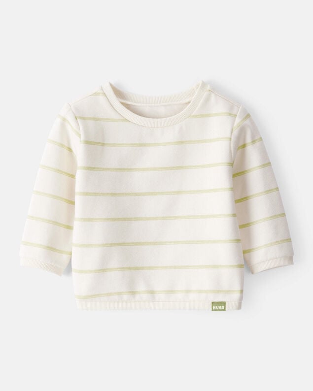 Product image 1 of Baby Boy DayDream Fleece Long-Sleeve Pullover Sweatshirt - Ivory