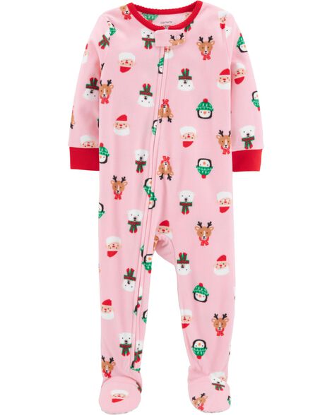 1-Piece Baby Christmas Fleece PJs Carters.com 1-Piece Baby Christmas Fleece PJs - 1-Piece Baby Christmas Fleece PJs Carters.com