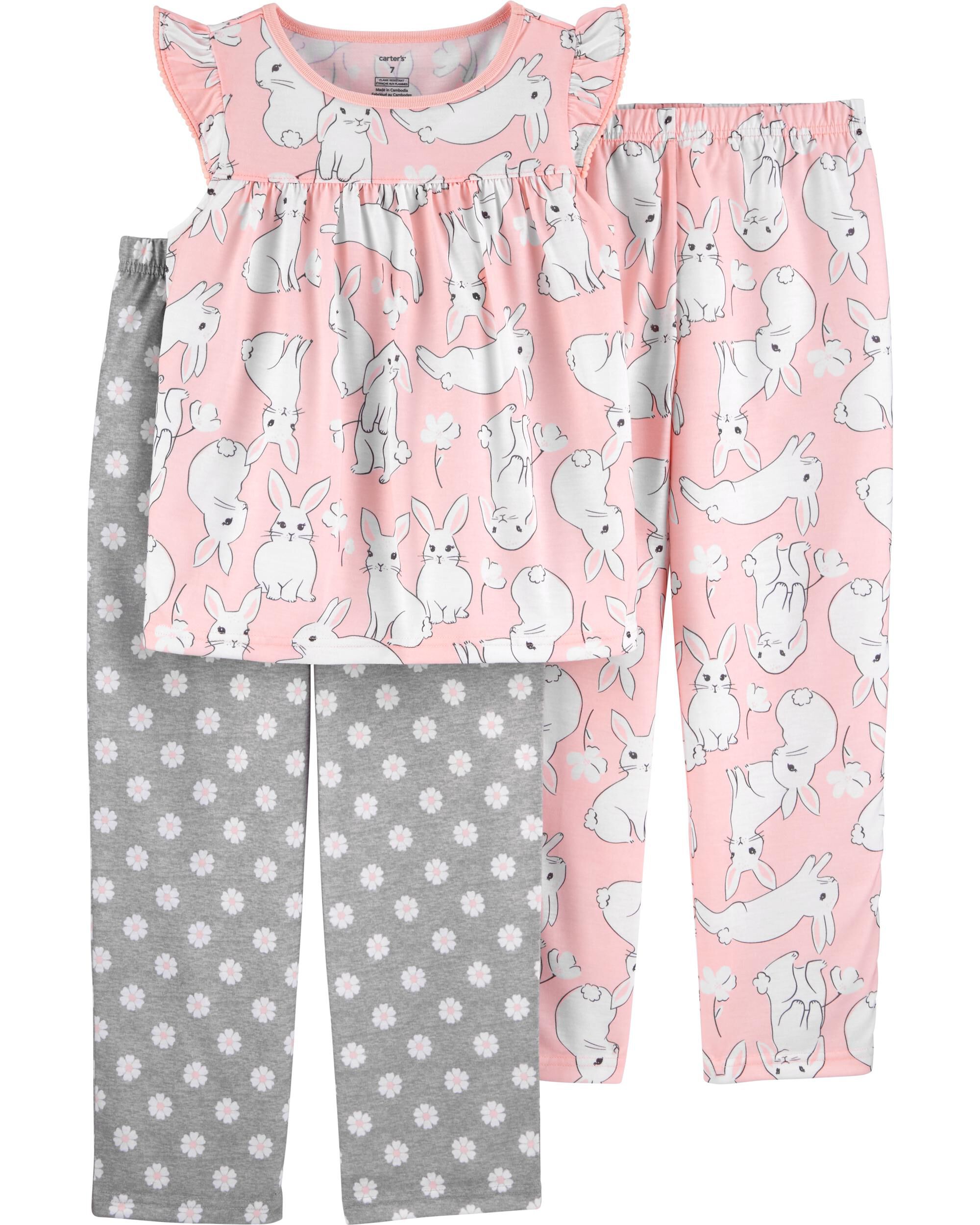 3-Piece Loose Fit PJs