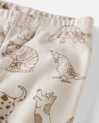 Product image 2 of Baby Pet Print Organic Cotton 2-Piece Pajamas